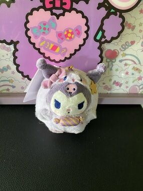 NWT Sanrio Kuromi Plush Bag Charm